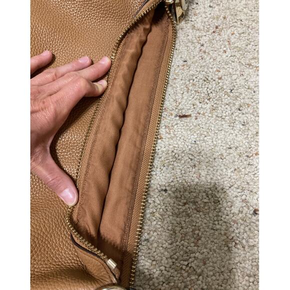 COACH F31507 LARGE BROWN PEBBLED LEATHER CROSSBODY BAG - Picture 16 of 16